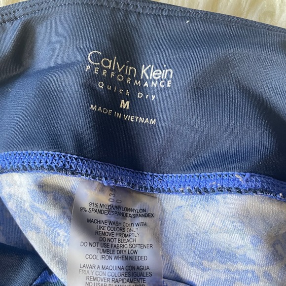 Calvin Klein Performance Quick Dry Purple Leggings Women's Size Medium - Picture 6 of 6